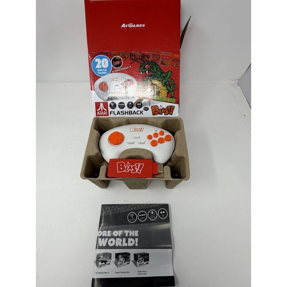 AtGames‎ Atari Flashback Blast! 20 Built-In Retro Games Wireless HDMI Connection